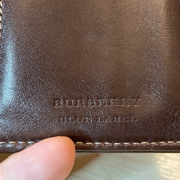 Burberry *Blue Label* compact trifold wallet - Picture 8 of 13